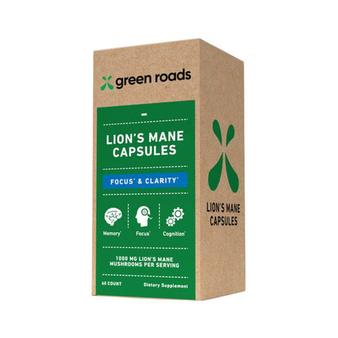 Lion’s Mane Focus & Clarity Mushroom Capsules (60ct)
