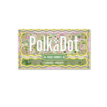 Polkadot Magic Mushroom Gummies Guava Cream – smooth guava cream gummy with rich tropical taste and mushroom infusion