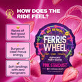 Two-pack of Ferris Wheel Pink Stardust party tablets available at Alpha Fungi.