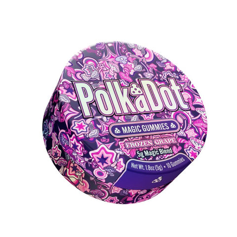 Polkadot Frozen Grape Magic Mushroom Gummies 10-Pack