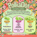 PolkaDot Nootropics Gummies Cherry Kiwi Limeade dosage and serving guide Alpha Fungi