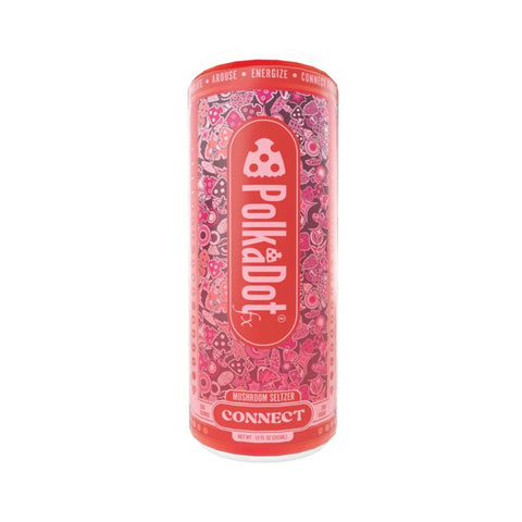 Polkadot Mushroom “Connect” Seltzer – Mood + Focus Functional Drink