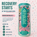 PolkaDot Revive Mushroom Seltzer can infused with Magnesium Malate for cellular recovery and hydration