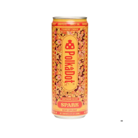 Polkadot Mushroom “Spark” Seltzer – Energy + Clarity Functional Drink