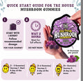 TRE House Mushroom Gummies Sour Grape step-by-step dosing guide and recommended intake instructions
