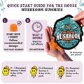 TRE House Mushroom Gummies Sour Tropical dosage instructions and quick start guide for safe consumption