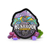 Tre House Magic Mushroom Gummies packaging with grapes and mint leaves on a white background