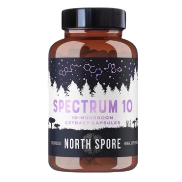 Shop the highest quality North Spore Organic Spectrum 10 Multi-Mushroom Extract Capsules online. Enhance vitality with this powerful mushroom blend today!