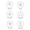 Certified organic and natural mushroom supplement quality badges - Alpha Fungi